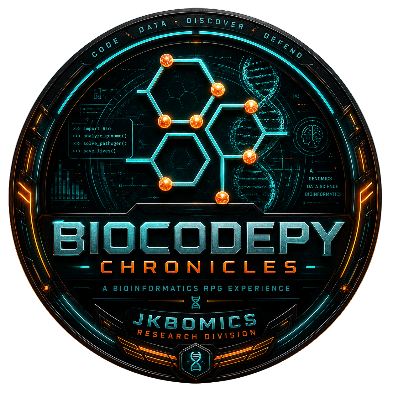 BioCodePy Chronicles Logo